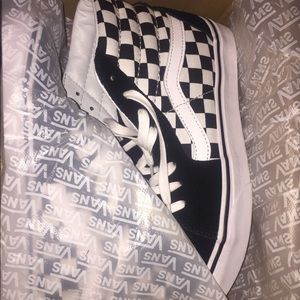 Sk8-Hi Checkerboard Vans